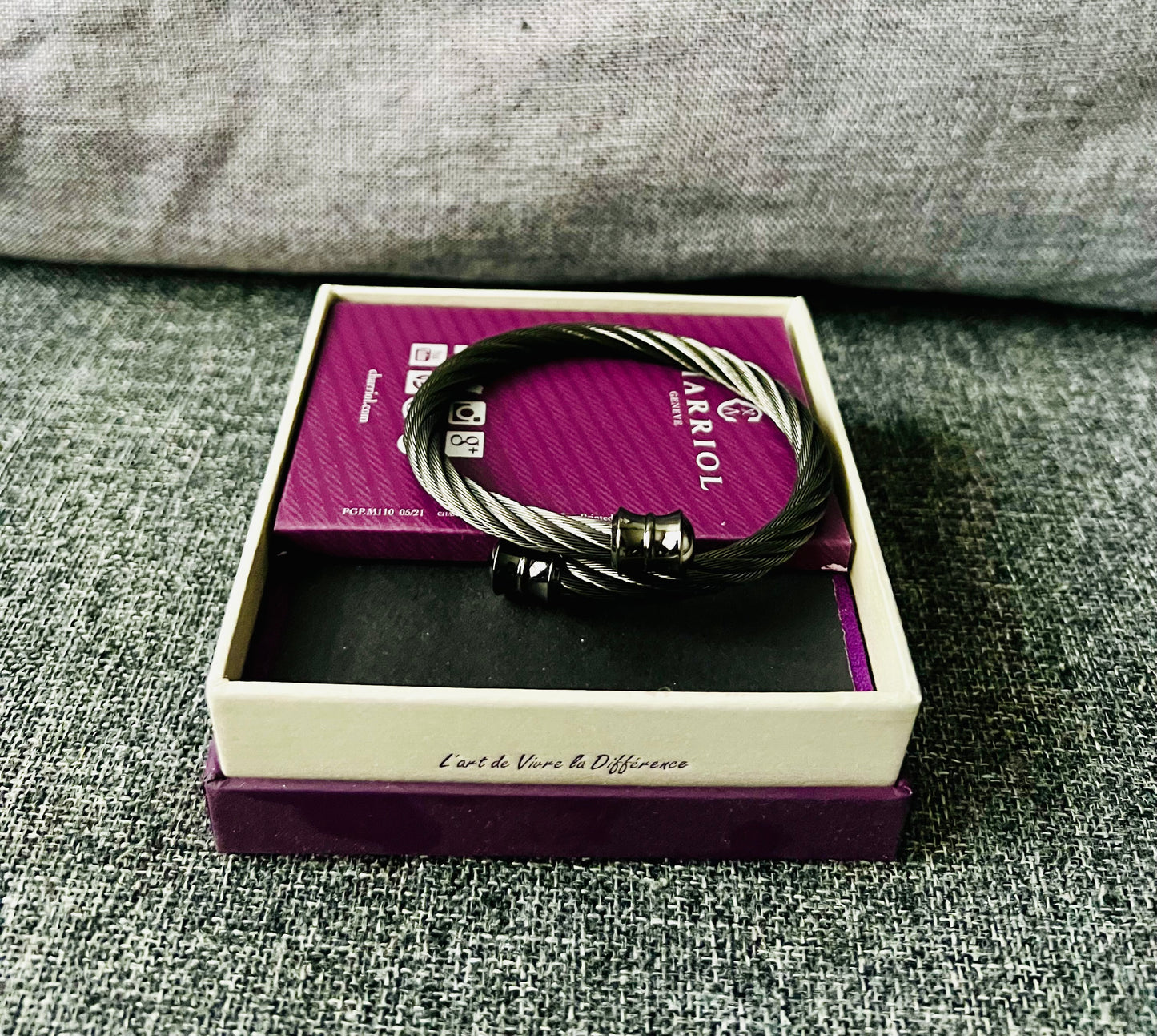 Charriol men’s bangle large
