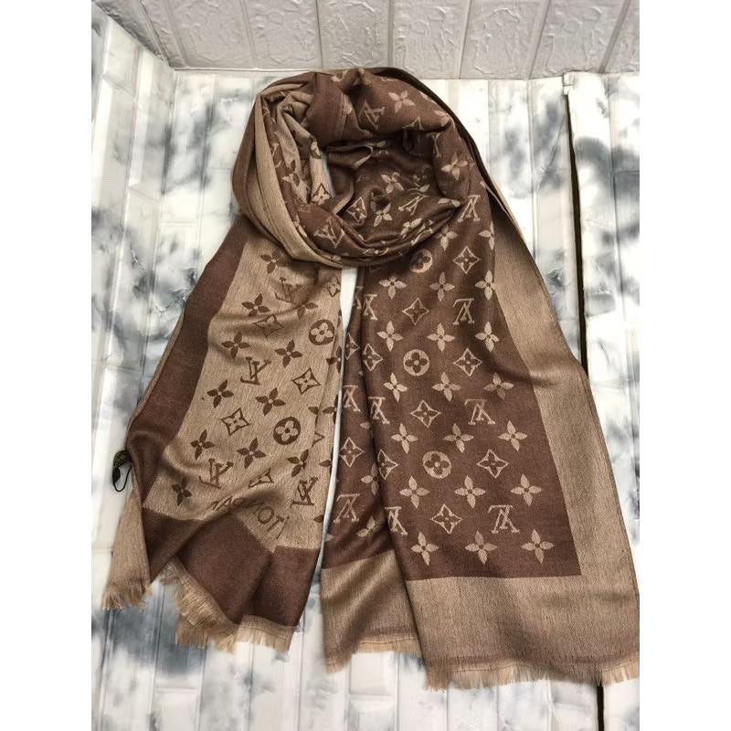 Louis Vuitton Brown Scarf