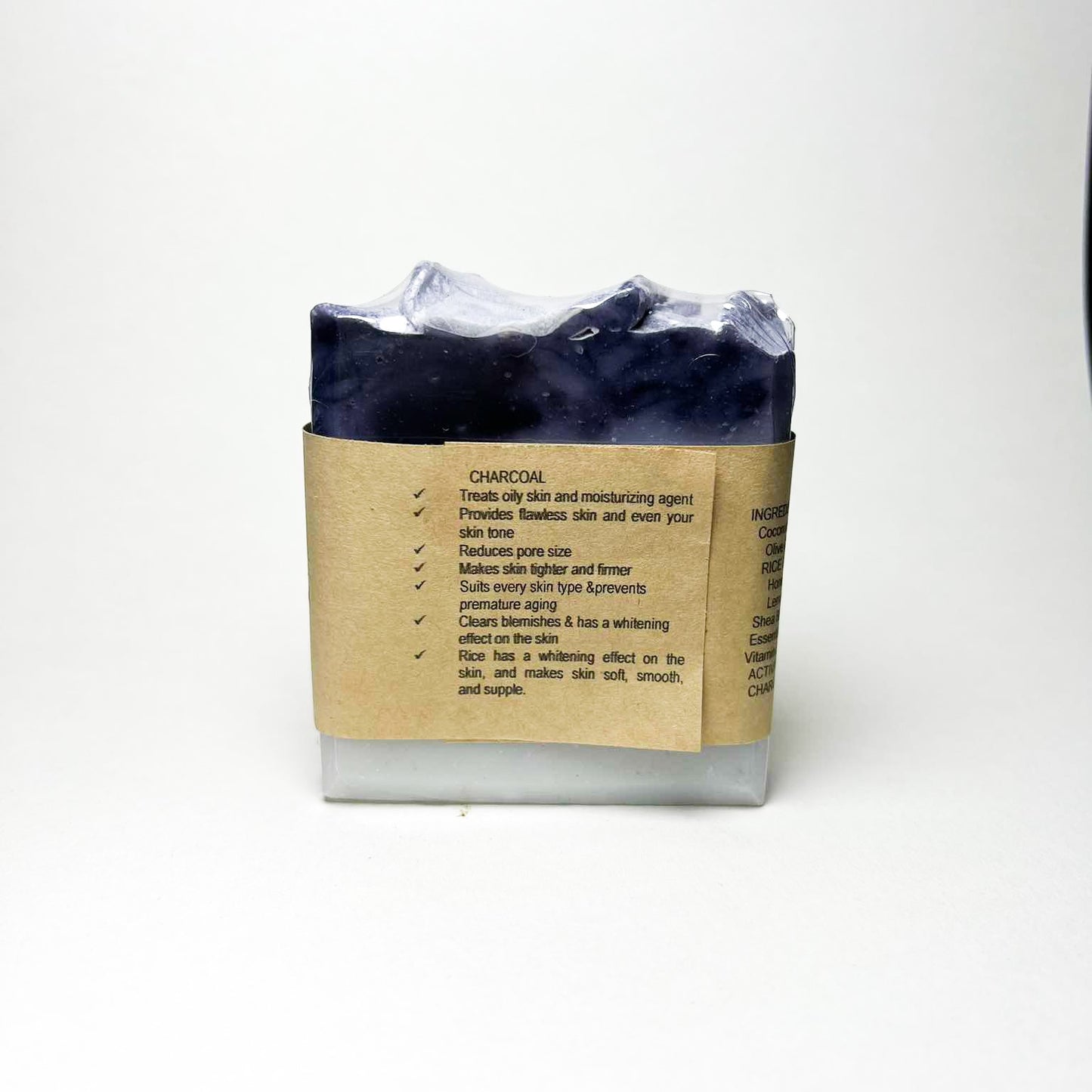 Charcoal Rice Soap by Supple Skin