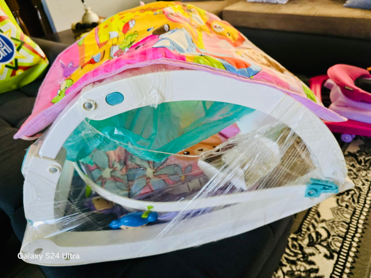 Baby girl rocker